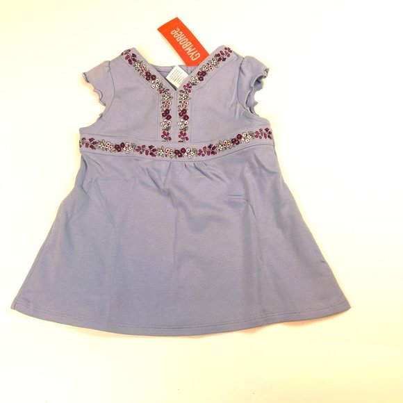 NWT Gymboree Girl Floral Print Bike Short & V-Neck A-Top Size 3 - Picture 3 of 5